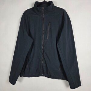 Polo Ralph Lauren Performance Mens Large Long Sleeve Black Full Zip Jacket